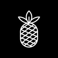 Ananas-Vektor-Icon-Design vektor