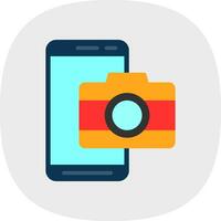 mobil kamera vektor ikon design