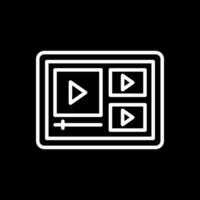 Video Spieler Vektor Symbol Design