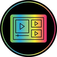 Video Spieler Vektor Symbol Design