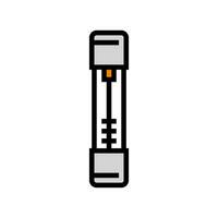 Sicherung elektrisch Ingenieur Farbe Symbol Vektor Illustration