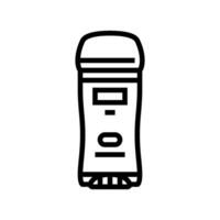 Deodorant Hygiene Linie Symbol Vektor Illustration