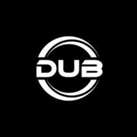 Dub Logo Design, Inspiration zum ein einzigartig Identität. modern Eleganz und kreativ Design. Wasserzeichen Ihre Erfolg mit das auffällig diese Logo. vektor