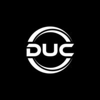 duc logotyp design, inspiration för en unik identitet. modern elegans och kreativ design. vattenmärke din Framgång med de slående detta logotyp. vektor