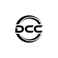 dcc logotyp design, inspiration för en unik identitet. modern elegans och kreativ design. vattenmärke din Framgång med de slående detta logotyp. vektor