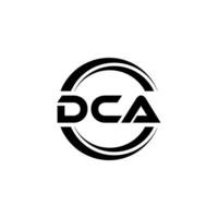 dca Logo Design, Inspiration zum ein einzigartig Identität. modern Eleganz und kreativ Design. Wasserzeichen Ihre Erfolg mit das auffällig diese Logo. vektor