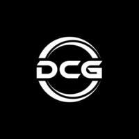 dcg logotyp design, inspiration för en unik identitet. modern elegans och kreativ design. vattenmärke din Framgång med de slående detta logotyp. vektor