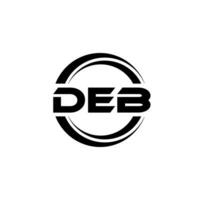 deb Logo Design, Inspiration zum ein einzigartig Identität. modern Eleganz und kreativ Design. Wasserzeichen Ihre Erfolg mit das auffällig diese Logo. vektor