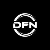 dfn Logo Design, Inspiration zum ein einzigartig Identität. modern Eleganz und kreativ Design. Wasserzeichen Ihre Erfolg mit das auffällig diese Logo. vektor