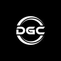 dgc logotyp design, inspiration för en unik identitet. modern elegans och kreativ design. vattenmärke din Framgång med de slående detta logotyp. vektor