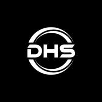 dhs Logo Design, Inspiration zum ein einzigartig Identität. modern Eleganz und kreativ Design. Wasserzeichen Ihre Erfolg mit das auffällig diese Logo. vektor