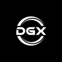 dgx logotyp design, inspiration för en unik identitet. modern elegans och kreativ design. vattenmärke din Framgång med de slående detta logotyp. vektor