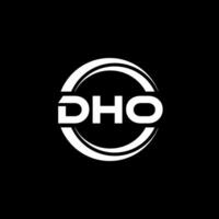 dho logotyp design, inspiration för en unik identitet. modern elegans och kreativ design. vattenmärke din Framgång med de slående detta logotyp. vektor