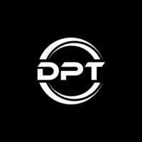 dpt logotyp design, inspiration för en unik identitet. modern elegans och kreativ design. vattenmärke din Framgång med de slående detta logotyp. vektor