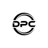 dpc logotyp design, inspiration för en unik identitet. modern elegans och kreativ design. vattenmärke din Framgång med de slående detta logotyp. vektor