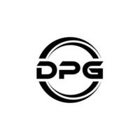 dpg Logo Design, Inspiration zum ein einzigartig Identität. modern Eleganz und kreativ Design. Wasserzeichen Ihre Erfolg mit das auffällig diese Logo. vektor