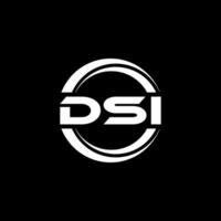 dsi Logo Design, Inspiration zum ein einzigartig Identität. modern Eleganz und kreativ Design. Wasserzeichen Ihre Erfolg mit das auffällig diese Logo. vektor