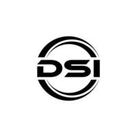 dsi Logo Design, Inspiration zum ein einzigartig Identität. modern Eleganz und kreativ Design. Wasserzeichen Ihre Erfolg mit das auffällig diese Logo. vektor