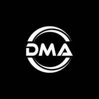 dma logotyp design, inspiration för en unik identitet. modern elegans och kreativ design. vattenmärke din Framgång med de slående detta logotyp. vektor