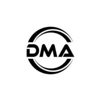 DMA Logo Design, Inspiration zum ein einzigartig Identität. modern Eleganz und kreativ Design. Wasserzeichen Ihre Erfolg mit das auffällig diese Logo. vektor