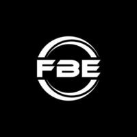 fbe logotyp design, inspiration för en unik identitet. modern elegans och kreativ design. vattenmärke din Framgång med de slående detta logotyp. vektor