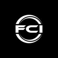 fci logotyp design, inspiration för en unik identitet. modern elegans och kreativ design. vattenmärke din Framgång med de slående detta logotyp. vektor