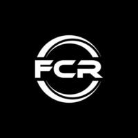 fcr logotyp design, inspiration för en unik identitet. modern elegans och kreativ design. vattenmärke din Framgång med de slående detta logotyp. vektor