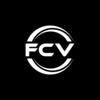 fcv logotyp design, inspiration för en unik identitet. modern elegans och kreativ design. vattenmärke din Framgång med de slående detta logotyp. vektor