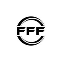 fff logotyp design, inspiration för en unik identitet. modern elegans och kreativ design. vattenmärke din Framgång med de slående detta logotyp. vektor