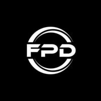 fpd Logo Design, Inspiration zum ein einzigartig Identität. modern Eleganz und kreativ Design. Wasserzeichen Ihre Erfolg mit das auffällig diese Logo. vektor