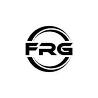 frg logotyp design, inspiration för en unik identitet. modern elegans och kreativ design. vattenmärke din Framgång med de slående detta logotyp. vektor