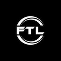 ftl logotyp design, inspiration för en unik identitet. modern elegans och kreativ design. vattenmärke din Framgång med de slående detta logotyp. vektor