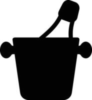Eimer Symbol Symbol Vektor Bild. Illustration von das Eimer Reinigung Ausrüstung Waschen Gliederung Design Bild. eps 10