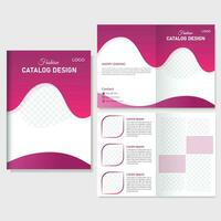 Mode Katalog Design Vektor Vorlage.