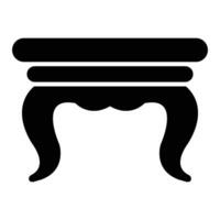 Tabelle Vektor Glyphe Symbol zum persönlich und kommerziell verwenden.