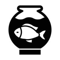 fiskskål vektor glyf ikon för personlig och kommersiell använda sig av.