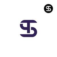 brev st ts monogram logotyp design vektor