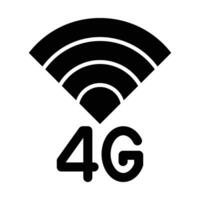 4g Vektor Glyphe Symbol zum persönlich und kommerziell verwenden.