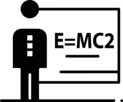 lärare ikon symbol vektor bild. illustration av de Träning företag skola klassrum ikon design bild.