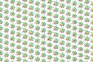 florales nahtloses Muster, Split-Blatt-Philodendron und Palmblätter-Hintergrund, Strichzeichnungen vektor