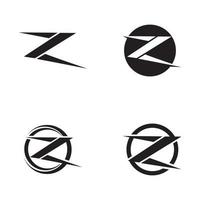 affärsföretags z brev logo design vektor