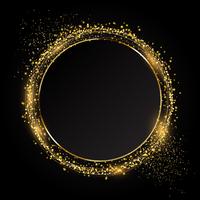 Glittery cirkel bakgrund perfekt för festlig firande vektor