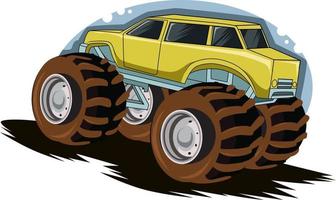 monster truck off road illustration vektor