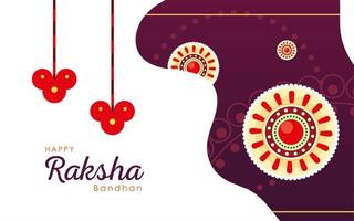 raksha bandhan mehrfarbige mandala blumen armbänder vektor design