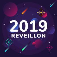 Reveillon Vector Bakgrund