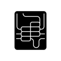 Schwarzes Glyph-Symbol des Leistungsschalterfelds. Verteilerkasten. Stromversorgungssystem. Schalttafel. Sicherheitsausrüstungen. Metallboxen. Silhouette-Symbol auf Leerzeichen. isolierte Vektorgrafik vektor