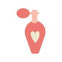 Parfüm Flasche, Karikatur Stil. modisch modern Vektor Illustration isoliert auf Weiß Hintergrund