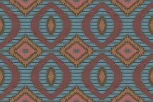Motiv Ikat Blumen- Paisley Stickerei Hintergrund. Ikat Dreieck geometrisch ethnisch orientalisch Muster traditionell.aztekisch Stil abstrakt Vektor Design zum Textur, Stoff, Kleidung, Verpackung, Sarong.