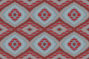 motiv ikat blommig paisley broderi bakgrund. ikat vektor geometrisk etnisk orientalisk mönster traditionell. ikat aztec stil abstrakt design för skriva ut textur, tyg, saree, sari, matta.