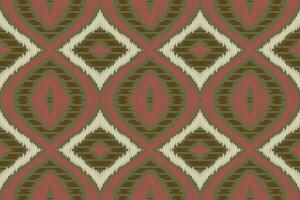 Ikat Damast Stickerei Hintergrund. Ikat Stoff geometrisch ethnisch orientalisch Muster traditionell.aztekisch Stil abstrakt Vektor illustration.design zum Textur, Stoff, Kleidung, Verpackung, Sarong.